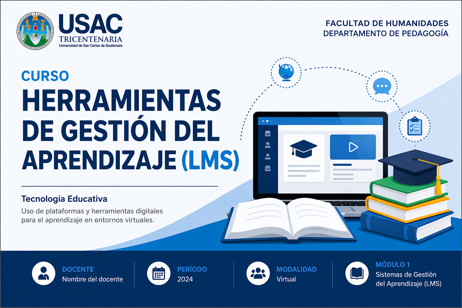 Los estudiantes desarrollarán habilidades de comunicación, trabajo colaborativo y participación activa en entornos virtuales de aprendizaje. A través de foros, discusiones y actividades grupales, fortalecerán su capacidad de intercambio de ideas, respeto por la diversidad de opiniones y construcción colectiva del conocimiento.